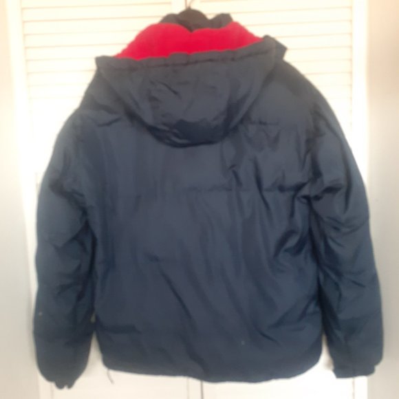 US Polo Assn. Navy/Red Full Zip Hooded Jacket Men Size Med. - Picture 4 of 10